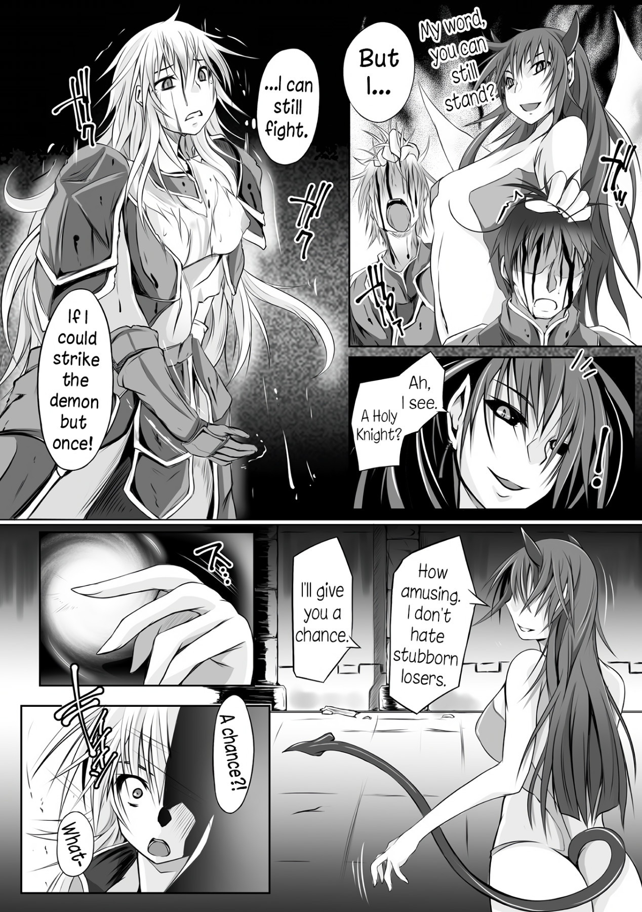 Hentai Manga Comic-The "Mouth-achist" Lady Knight-Chapter 7-3